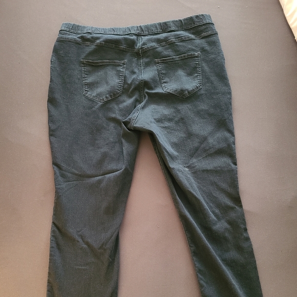 H&M+ Skinny Regular Jeggings 3X Dark Blue Jeans - Picture 5 of 6